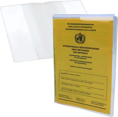 Produktbild von 1 Stück Impfpass Hülle Schutzhülle Impfpasshülle für Impfausweis Impfbuch Schutz