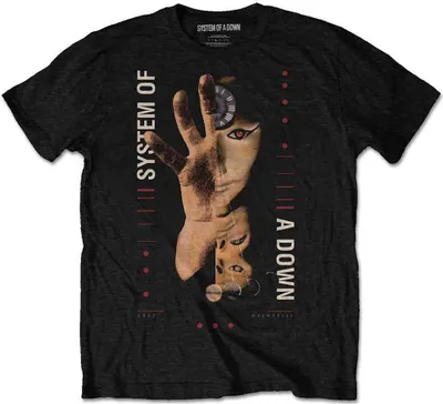 Image de T-shirt System of a Down Pharoah Black XL