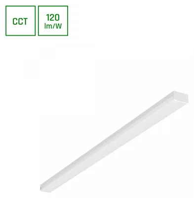 Productafbeelding van Spectrum LED plafondlamp Limea Subtilo, wit, 120 cm, 30W, 3600 lm, CCT 2700K/4000K/6000K