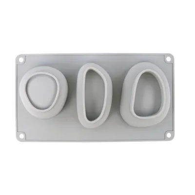 Productafbeelding van Rayher siliconen gietvorm, stenen, groot, 14,5x26x3,5 cm, 3 vormen, doos met 1 stuk