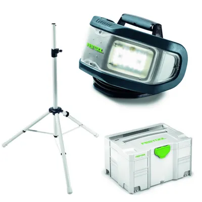 Zdjęcie produktu dla Festool Syslite reflektor budowlany 8000lm DUO zestaw w systainerze + statyw ( 574653 )
