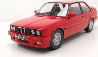 Produktbild von KK Scale 180883 BMW 320 iS E30 Italo M3 1989 rot 1:18