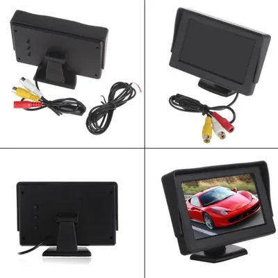 Immagine prodotto di Telecamera per retrovisione per furgoni Mercedes Vito Mixto W639 (anno 2010) e Vito 639 (anno 2019) e W447, modelli 109, 111, 114, con schermo da 4,3 pollici