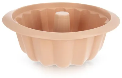 Obrázek produktu pro Orion | Forma na bábovku - Ø 26 cm - Nepřilnavý povrch - Silikon - Velká pečicí forma béžová s komínem