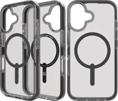 Immagine prodotto di Custodia Zagg Santa Cruz Snap Magsafe per Iphone 16 - Nero