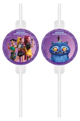 Productafbeelding van 4 rietjes, K-POP Demon Hunters, KPop