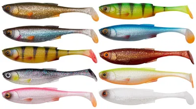 Produktbild von Savage Gear Craft Shad - 5 Gummifische, Größe / Gewicht / Farbe:10cm / 6g / Roach