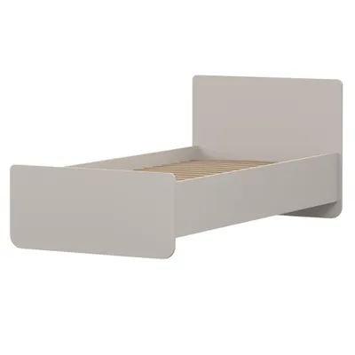 Produktbild von Bett MARIO, Kinderzimmer, Kinderbett ohne Matratze Bettgestell Einzelbett mit Lattenrost 90x200 cm Kaschmir/Kaschmir