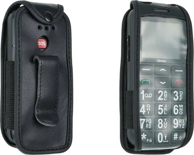 Zdjęcie produktu dla Ledertasche mit Gürtelclip für uleway G180 Seniorenhandy