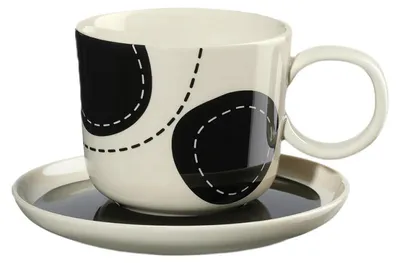 Productafbeelding van ASA Selection, koffiekop met schotel, design: "Variété", diameter: 8 cm
