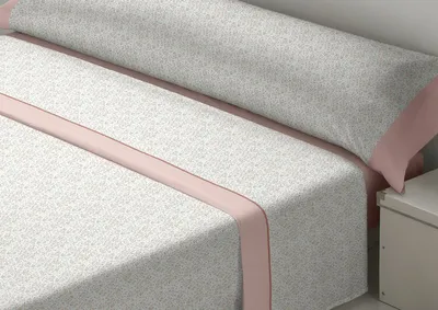 Produktbild von Set d'or lavendelrosa Bettwäsche de 150 Flanell
