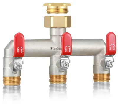 Produktbild von 3-Wege Wasserverteiler mit Verlängerungshandgriff und Adapter