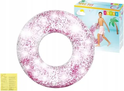 Produktbild von Aufblasbarer Ring mit funkelndem Glitzer #56274