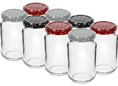 Obrázek produktu pro Sada 8 sklenic o objemu 190 ml se šroubovacími uzávěry Fi53