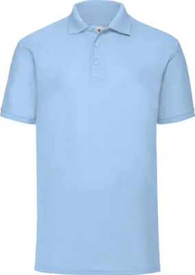 Produktbild von Fruit Of The Loom 65/35 Herren Piqué Polo-Shirt, Kurzarm BC388 (L) (Himmelblau)