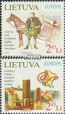 Produktbild von Briefmarken Litauen 2008 Mi 970-971 (kompl.Ausg.) postfrisch Brief