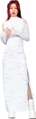 Produktbild von KILLSTAR Maxikleid - Biters White 4XL
