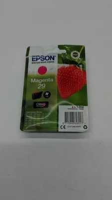 Produktbild von Epson Strawberry Singlepack Magenta 29 Claria Home Ink, Standardertrag, Magenta, Tinte auf Pigmentbasis, 3,2 ml, 1 Stück(e), Einzelpackung