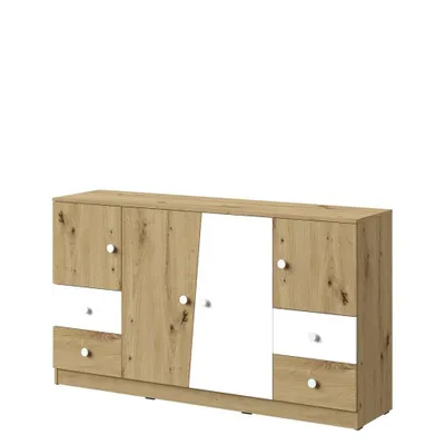 Immagine prodotto di Cassettiera combinata CHIMA 1 – rovere artisan / bianco