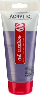 Produktbild von Talens Art Creation Acrylfarbe Tube 200 ml Metallicviolett 835