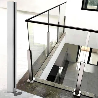 Image de Poteau de rambarde pour escalier et balcon - Hauteur 130 cm