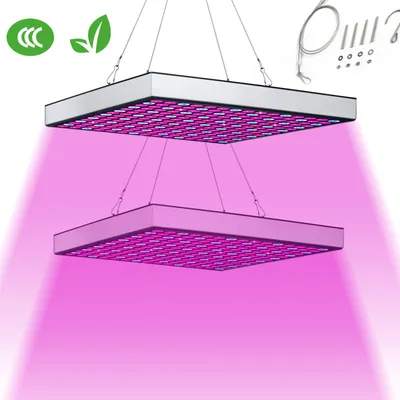 Produktbild von Peviasot 2x Pflanzenlampe LED Vollspektrum 15W 225LEDs Pflanzenlicht Pflanzenleuchte Wachstumslampe Grow Light für Zimmerpflanzen, Hydroponic, Indoor Seeding Veg Flower, Gemüse und Blumen