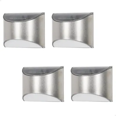 Immagine prodotto di Aktive 61581 Set di 4 applique solari a led 5-10 lumen Argento Argento Taglia unica