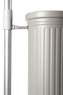 Produktbild von Graf Regendieb Regenwasserfilter, grau, 95% Wasserausbeute, Überlaufstoppfunktion, neues Filterprinzip, drehbares Filtergehäuse, einfache Sommer-/Winter-Umstellung, bis 200m² Dachfläche, für Fallrohre DN70, DN80, DN100, oberirdische Regenwassertanks, Edelstahl-Feinsieb, 13x13x25.5cm, 600g, schlanke Bauform, IBC-Befüllung, 16mm Anschluss, Schlauchtülle 1.25 Zoll (32mm)
