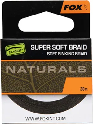 Produktbild von Fox Naturals Soft Braid hooklength - 20m Vorfachmaterial, Tragkraft:20lb