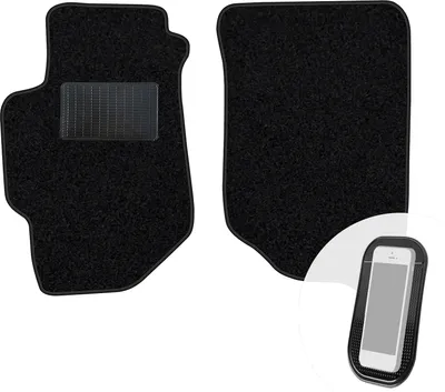 Immagine prodotto di moto-MOLTICO Tappetini anteriori per auto Velours Tappetini per auto neri Set di tappetini 2 pezzi adatto per Honda Accord VI 1996-2002