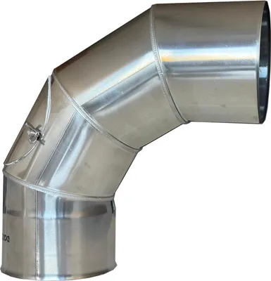 Produktbild von HUUM-Reinigungsbogen für Ofenrohre 90° / 120 mm HK016