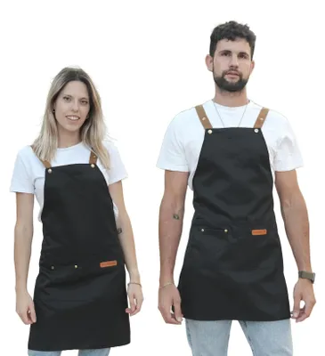 Productafbeelding van Werkschort Professioneel - Snijbestendig - Waterafstotend - Verstelbaar - Met zakken - Ideaal voor keuken en tuin - Schort