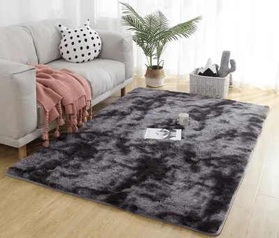 Produktbild von Ombre Shaggy Strado Teppich 160x200 OmbreGrey (Dunkelgrau)