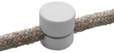 Imagen del producto de AMARCORDS - 10 fijaciones para techo de aluminio con sistema de gestión de cables visible. Para montaje en techo