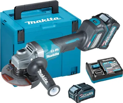 Imagen del producto de Amoladora Angular Inalámbrica 125mm 40v Xgt 2*4.0ah Makpac