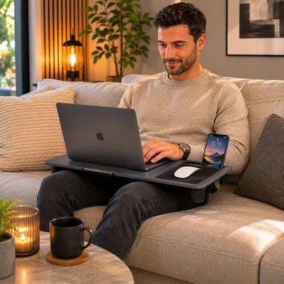 Betttisch Frühstückstablett Serviertablett Laptoptisch Tablettisch