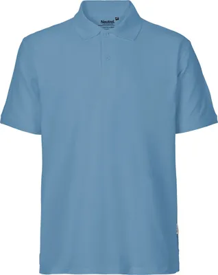 Produktbild von Neutral O20080 | Herren Classic Polo / 100% Fairtrade-Baumwolle - Farbe: Dusty Indigo - Größe: XL