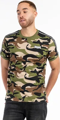 Zdjęcie produktu dla T-shirt męski regular fit GUNNISTA Camo Woodland L Lonsdale