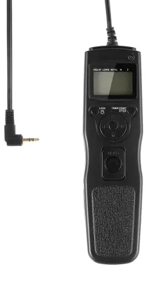 Imagen del producto de Temporizador LCD con control remoto para cámara, con función de disparo y temporizador de intervalo