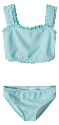 Produktbild von Minoti - Bikini-Set für Mädchen, Schnell trocknend MN671 (134) (Blau)