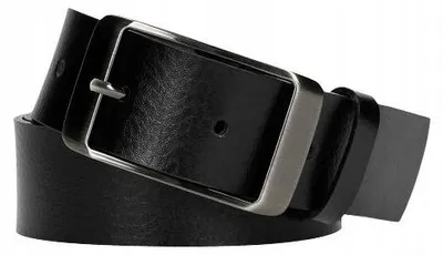 Image de Wojas Ceinture Cuir Noir Femme 90 cm
