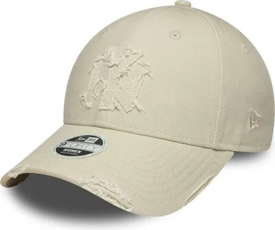 Produktbild von New Era Women MLB 9FORTY Distressed Cap New York Yankees beige