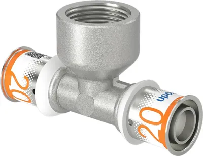 Obrázek produktu pro Uponor 1070597, Kompresní T spojka, Šedá, 1 kusů