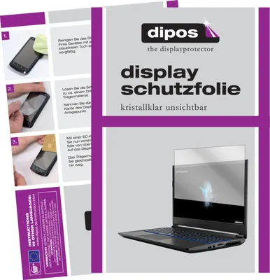 Produktbild von 2x Schutzfolie für Medion Erazer P15609 klar Displayschutzfolie Folie Display Schutz dipos