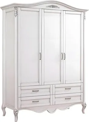Immagine prodotto di Armadio in legno bianco dal design elegante
