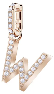 Produktbild von SWAROVSKI Charm für Damen, Alphabet W Kristall Roségold 5440422