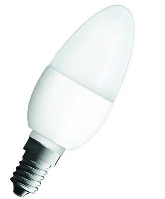 Produktbild von Osram Value CLB40 E14 6W LED-Kerze, Sockel E14, 6 Watt, Warmweiß, 2700 K,