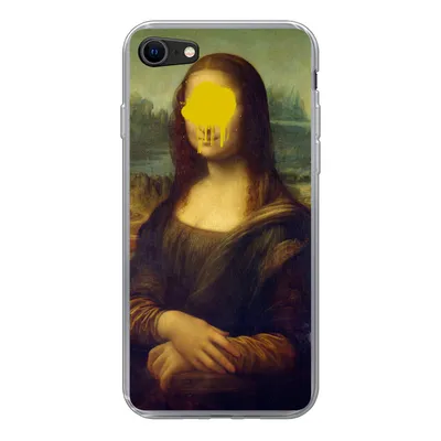 Obrázok produktu pre Kryt mobilného telefónu pre Apple iPhone SE (2022) Mona Lisa - farba - žltá Silikónové mäkké puzdro