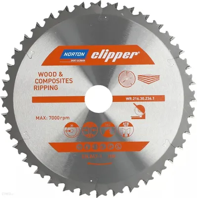 Obrázek produktu pro Pilový kotouč Norton Clipper na dřevo / kompozity 250x30 24Z