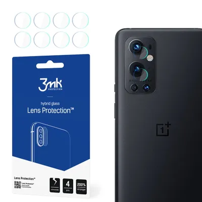 Produktbild von 3mk Hybridglas Lens Protection für OnePlus 9 Pro Kamera Objektiv Kameralinse 0,16mm 6H (4 Stück)
